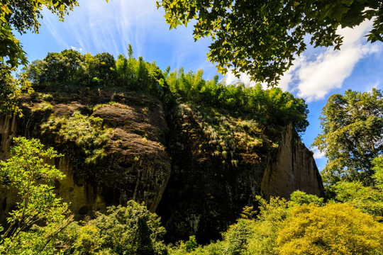 中国福建武夷山虎啸岩