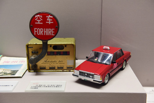 80年代的广州白云出租车