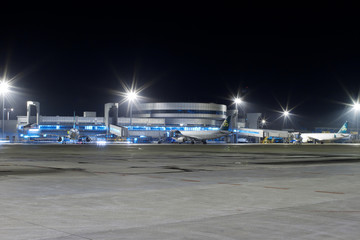 沈阳机场T1航站楼夜景