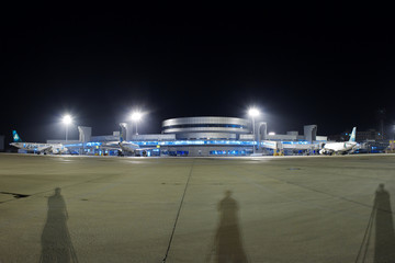 沈阳机场T1航站楼夜景