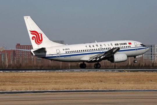 中国国际航空公司航班降落