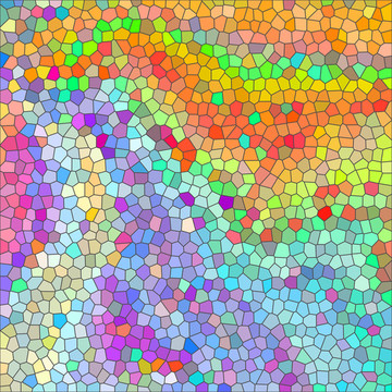 染色玻璃抽象不规则格子背景