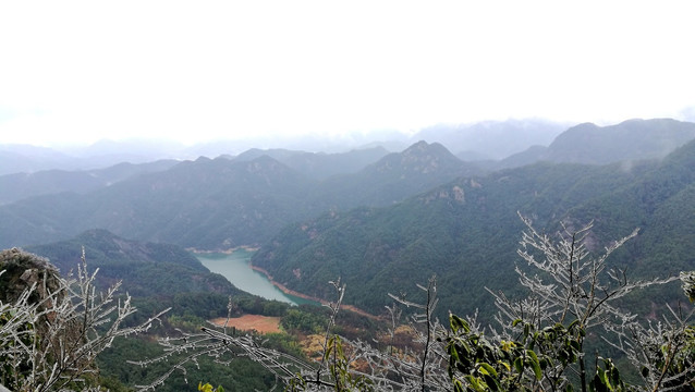 浙江金华浦江仙华山冬景