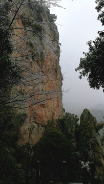 浙江金华浦江仙华山冬景