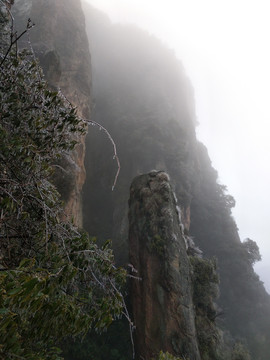 仙华山冬景