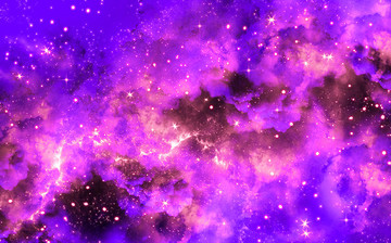 唯美紫色星空