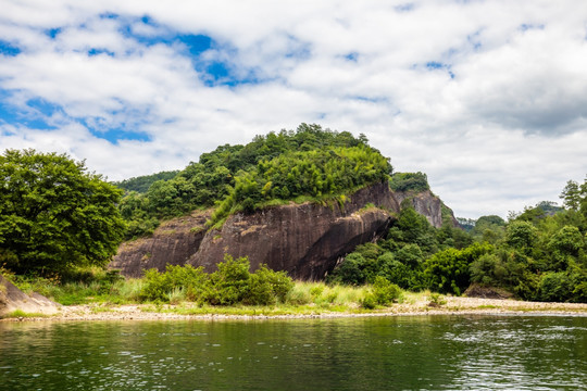 中国福建武夷山九曲溪漂流