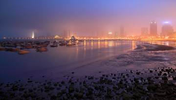 青岛海港夜色