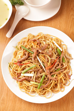 黑胡椒牛柳面