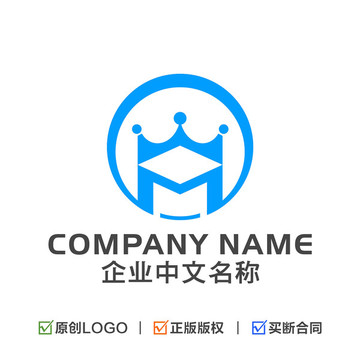 字母M皇冠LOGO