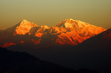尼泊尔安纳普尔纳雪山