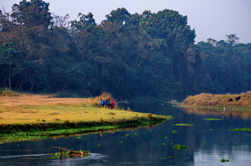 尼泊尔乡村风景