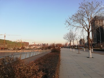 蓝天下的城市