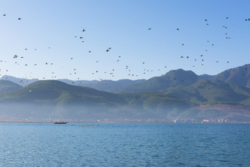 泸沽湖冬季风景超清大图
