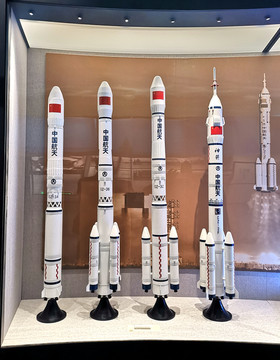长征系列运载火箭模型