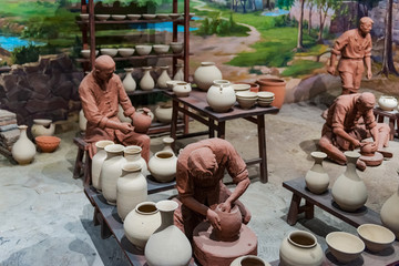 淄博窑传统制陶工艺流程
