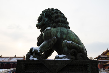 故宫铜狮子
