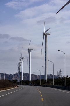 风力发电机群