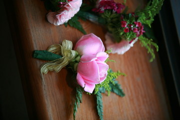 桌上的捧花