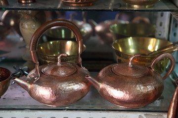 新疆手工铜壶