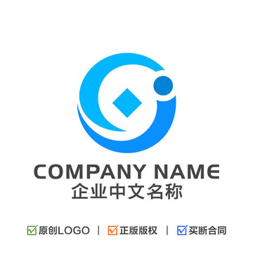 字母CJ组合标志金融LOGO