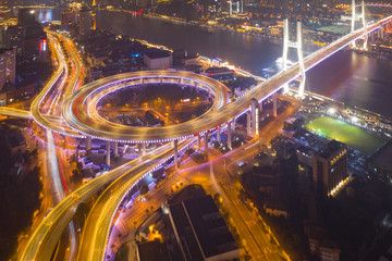 航拍上海南浦大桥18