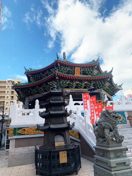 日本横滨中华街妈祖庙