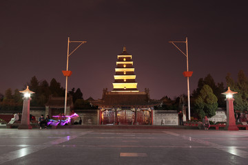 西安大雁塔夜景