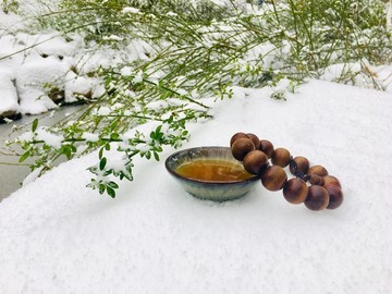 雪中茶道