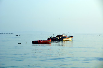 黄昏海边风景