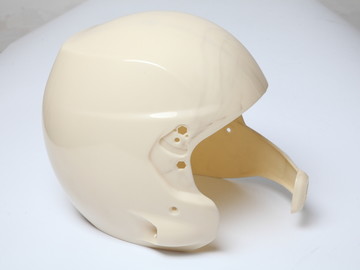 白色防护头盔安全头盔整体