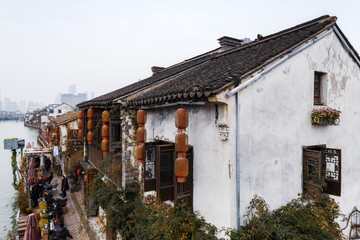 大年初一的无锡古运河风景区