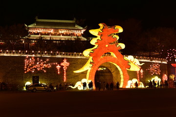 西昌古城春节灯展