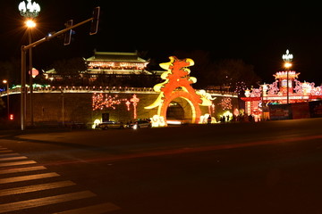 西昌古城春节灯展