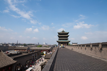 平遥古城城墙街道