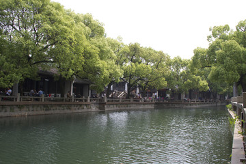 无锡市惠山古镇龙头河风光