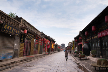 平遥古城城墙街道