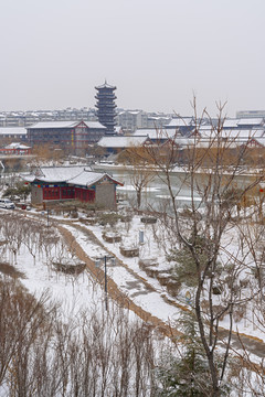 青州雪景