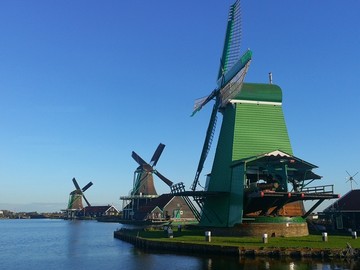 荷兰风车电脑背景