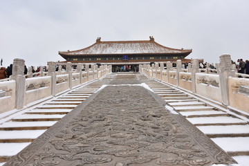 故宫太和殿雪景