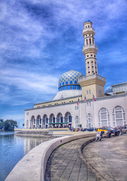 水上清真寺的祷告时间