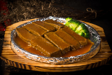 鲍汁豆腐