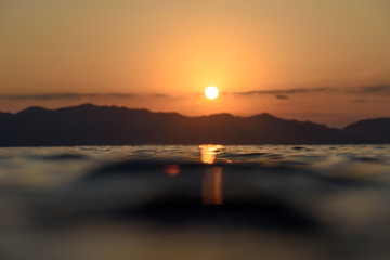 海上夕阳