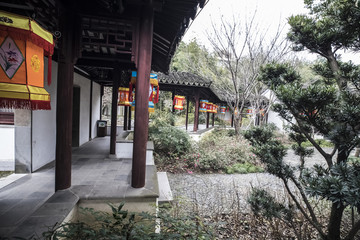 中式园林回廊