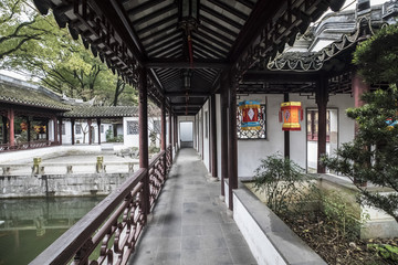 中式园林回廊