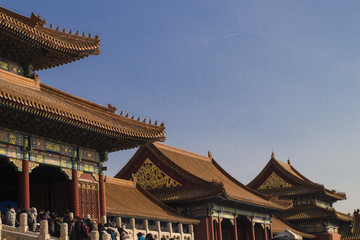北京故宫的大殿