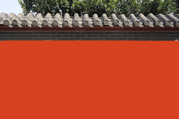 古典红墙