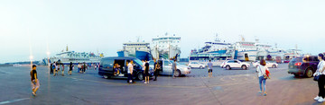 海安港码头全景图