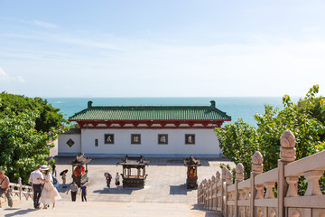 海南三亚南山寺山门影壁