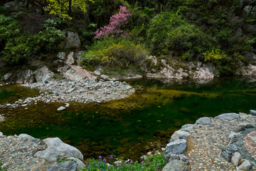 泰山桃花源风光